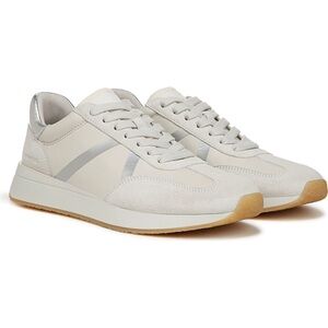 NWOT VINCE Ohara Sneakers in Off White/ Silver/ Chalk Size 9.5